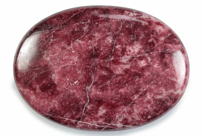 Vibrant Polished Thulite Stone - Trondheim, Norway #380839